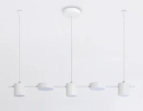 Светильник подвесной LED FL51678 Ambrella light белый 1 лампа, основание белое в стиле современный хай-тек  фото 6