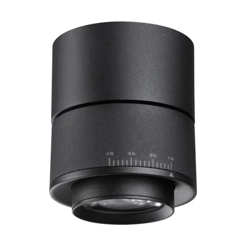 Светильник накладной LED Eddy 358946 Novotech чёрный 1 лампа, основание чёрное в стиле хай-тек современный круглый фото 3