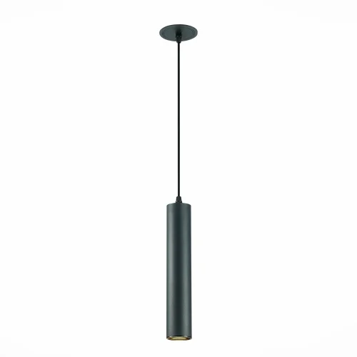 Светильник подвесной встраиваемый St151 ST151.408.01 ST-Luce чёрный 1 лампа, основание чёрное в стиле современный хай-тек трубочки фото 3