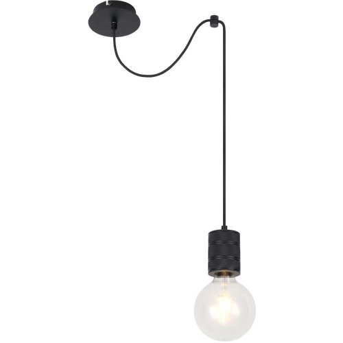 Светильник подвесной Hermine 54030-1H Globo без плафона 1 лампа, основание чёрное в стиле лофт современный 