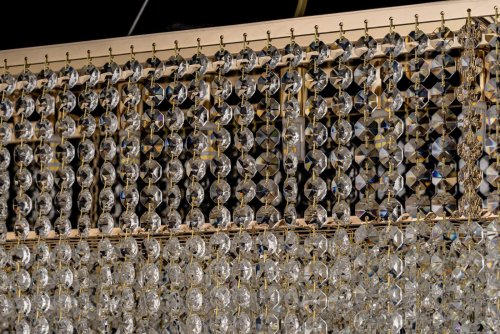Люстра подвесная Milano E 1.5.70X25.105 G Arti Lampadari прозрачная на 8 ламп, основание золотое в стиле классический фото 4 Люстра подвесная Milano E 1.5.70X25.105 G Arti Lampadari прозрачная на 8 ламп, основание золотое в стиле классический фото 4