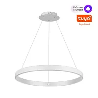Светильник подвесной LED Sotto 359449 Novotech белый на 1 лампу, основание белое в стиле современный кольца