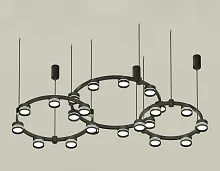 Светильник подвесной XR92092200 Ambrella light чёрный 22 лампы, основание чёрное в стиле хай-тек модерн 
