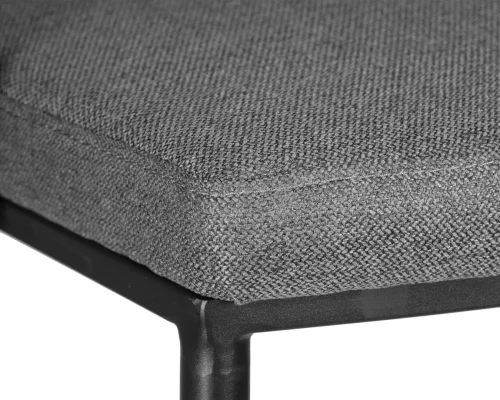 Набор 4 шт Стул барный DOBRIN AMELIA (серая ткань (F-48), темно-серый винтажный PU (MF-12)) цвет сиденья серая ткань (F-48), цвет спинки темно-серый винтажный PU (MF-12), цвет основания черный Dobrin, серый/ткань экокожа, ножки/металл/, размеры - *980**** фото 8 Набор 4 шт Стул барный DOBRIN AMELIA (серая ткань (F-48), темно-серый винтажный PU (MF-12)) цвет сиденья серая ткань (F-48), цвет спинки темно-серый винтажный PU (MF-12), цвет основания черный Dobrin, серый/ткань экокожа, ножки/металл/, размеры - *980**** фото 8