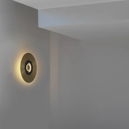 Настенный светильник PLANCHET 140932-26 ImperiumLoft чёрный латунь на 1 лампа, основание латунь в стиле современный  фото 13