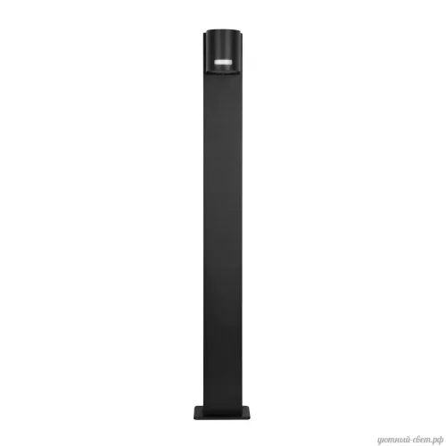 Парковый светильник Stema 100012/800 LOFT IT уличный IP54 чёрный на 1 лампу, плафон чёрный в стиле современный хай-тек GU10