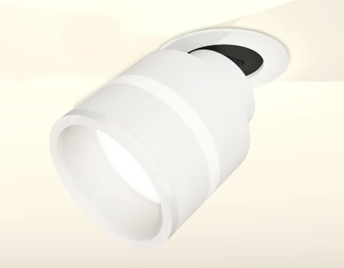 Светильник точечный XM8101524 Ambrella light белый 1 лампа, основание белое в стиле хай-тек  фото 2