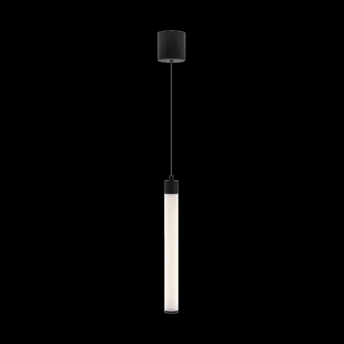 Светильник подвесной LED Ray P022PL-L10B Maytoni белый 1 лампа, основание чёрное в стиле современный трубочки фото 7