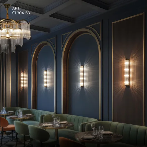 Бра Verdon CL448021 Citilux прозрачный на 4 лампы, основание хром в стиле классический современный фото 2 Бра Verdon CL448021 Citilux прозрачный на 4 лампы, основание хром в стиле классический современный фото 2