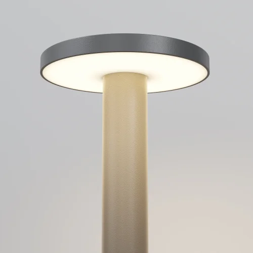 Парковый светильник LED Wald O420FL-L12GF Maytoni уличный IP65 серый чёрный на 1 лампу, плафон серый чёрный в стиле хай-тек современный LED фото 12