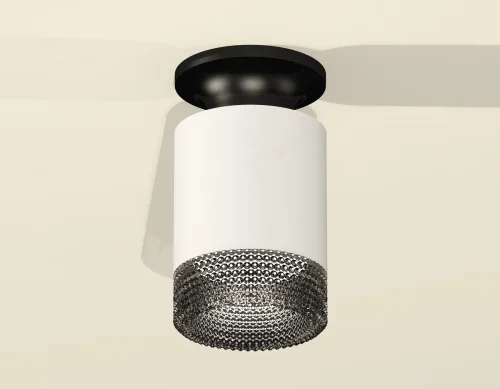 Светильник накладной Techno spot XS6301123 Ambrella light белый 1 лампа, основание чёрное в стиле модерн круглый фото 3