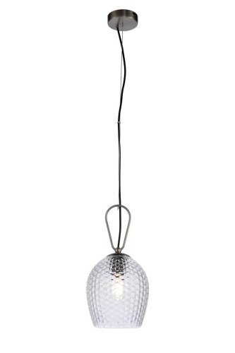 Светильник подвесной Armonia V000086 Indigo прозрачный 1 лампа, основание никель в стиле классический выдувное фото 4