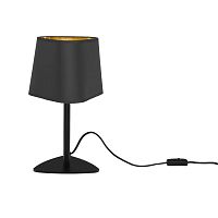 Настольная лампа LOFT1163T-BL LOFT IT чёрная золотая 1 лампа, основание чёрное металл в стиле современный арт-деко 