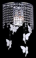 Бра Хрустальный  Fairies 1165-2W Favourite прозрачный 2 лампы, основание хром в стиле современный 