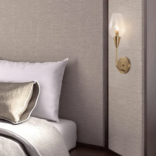 Бра Logmont-2 Wall lamp 102200-26 ImperiumLoft синий на 2 лампы, основание латунь в стиле современный фото 7 Бра Logmont-2 Wall lamp 102200-26 ImperiumLoft синий на 2 лампы, основание латунь в стиле современный фото 7