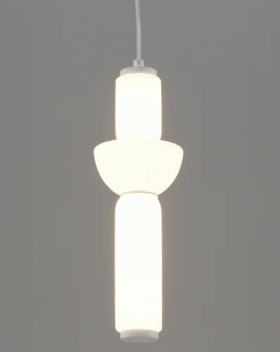 Светильник подвесной LED Arabella V11170-PL Moderli белый на 1 лампу, основание белое в стиле современный фото 2