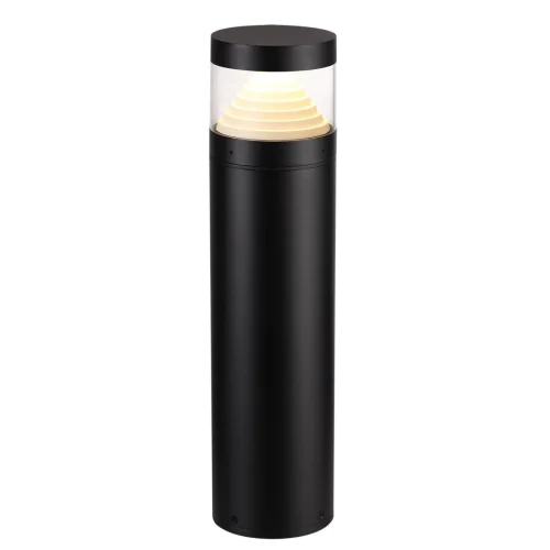 Парковый светильник LED Hulk 7140/20GL Odeon Light уличный IP65 чёрный на 1 лампу, плафон чёрный белый в стиле современный хай-тек LED фото 4