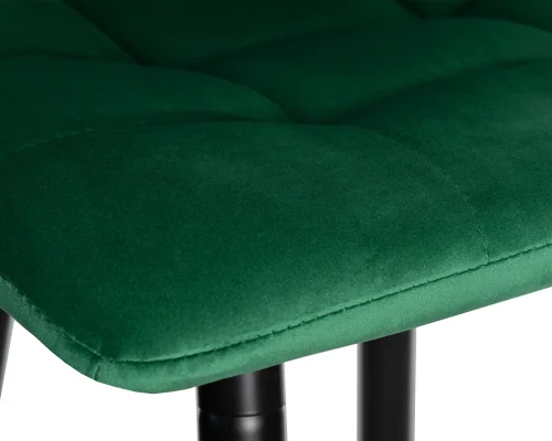 Стул барный 8078-LML NICOLE, цвет сиденья зелёный велюр (108-64), черные матовые ножки Dobrin, зелёный/велюр, ножки/металл/чёрный, размеры - *1050***430*520 фото 7