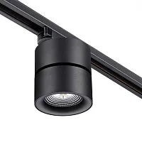 Трековый светильник однофазный LED Groda 358785 Novotech чёрный для шинопроводов серии Groda