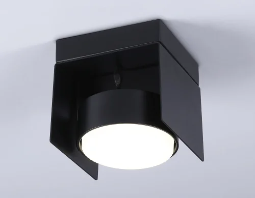 Светильник накладной TN70842 Ambrella light чёрный 1 лампа, основание чёрное в стиле современный хай-тек круглый фото 3