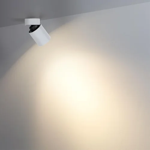 Светильник накладной LED Turno 7133/7CL Odeon Light белый на 1 лампу, основание белое в стиле современный хай-тек круглый фото 5