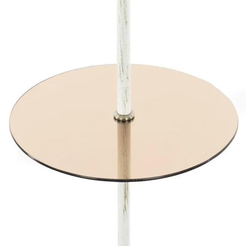 Торшер Вена CL402923T Citilux со столиком бежевый 3 лампы, основание белое патина в стиле классический прованс
 фото 10