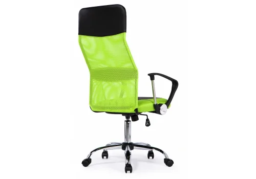 Компьютерное кресло ARANO зеленое 1488 Woodville, зелёный/ткань искусственная кожа, ножки/металл/хром, размеры - *1320***650*650 фото 3