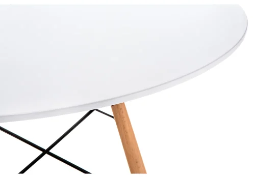Стол Table 90 white / wood 15364 Woodville столешница белая из мдф фото 6