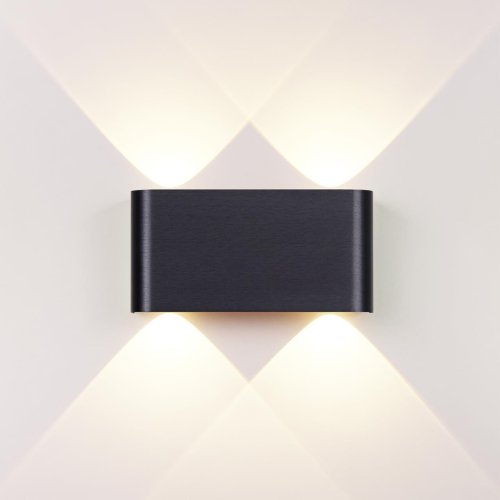 Бра LED Magnum 7191/4WL Odeon Light чёрный на 1 лампу, основание чёрное в стиле хай-тек фото 4