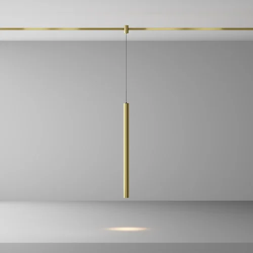 Трековый подвесой светильник Focus Led Flarity 3000K 5Вт 60° TR156-1-5W3K-BS Maytoni латунь для шинопроводов серии Magnetic trаck system Flarity латунь фото 4