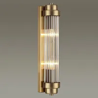 Бра Lordi 4821/2W Odeon Light прозрачный 2 лампы, основание бронзовое в стиле классический 
