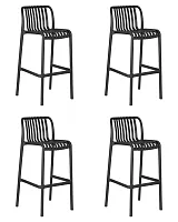 Стул барный набор 4 шт. SET-4 777PP-LMZL CHLOE BAR, темно-серый Dobrin, /полимер, ножки/пластик/серый, размеры - *1020***455*510 Стул барный набор 4 шт. SET-4 777PP-LMZL CHLOE BAR, темно-серый Dobrin, /полимер, ножки/пластик/серый, размеры - *1020***455*510