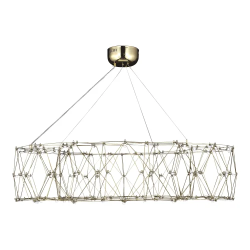 Светильник подвесной LED Gravetta SL6602.203.72 ST-Luce хром прозрачный на 1 лампу, основание золотое в стиле минимализм хай-тек капли фото 3 Светильник подвесной LED Gravetta SL6602.203.72 ST-Luce хром прозрачный на 1 лампу, основание золотое в стиле минимализм хай-тек капли фото 3