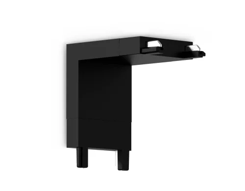 Коннектор угловой внутренний для накладного шинопровода Magnetic Ultra Slim GV1104 Ambrella light чёрный в стиле хай-тек современный для светильников серии Magnetic Ultra Slim накладной магнитный Коннектор угловой внутренний для накладного шинопровода Magnetic Ultra Slim GV1104 Ambrella light чёрный в стиле хай-тек современный для светильников серии Magnetic Ultra Slim накладной магнитный