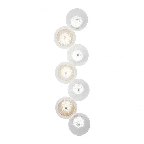 Бра LED AM-1252B 7.1252B.D250.H800.LED G Arte Milano янтарный прозрачный на 1 лампу, основание золотое в стиле современный 
