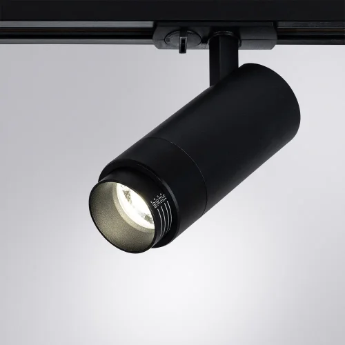 Трековый светильник LED Merak A3540PL-1BK Arte Lamp чёрный для шинопроводов серии Merak фото 2