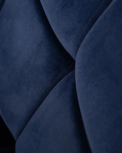Стул барный 5011-LM KRUGER ARM, цвет сиденья синий велюр (MJ9-117), цвет основания хромированная сталь Dobrin, синий/велюр, ножки/металл/хром, размеры - 920*1130***515*490 фото 9