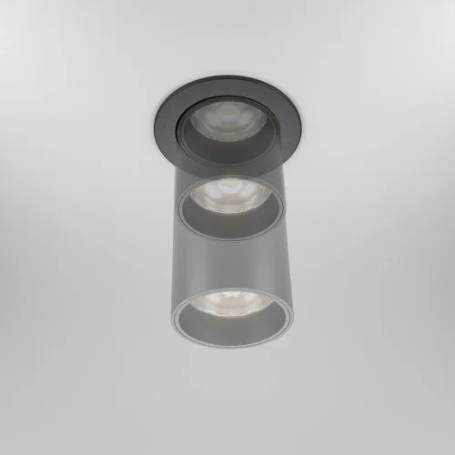 Светильник точечный Focus Led DL125-L12-4K-B Maytoni чёрный на 1 лампу, основание чёрное в стиле современный хай-тек круглый фото 6