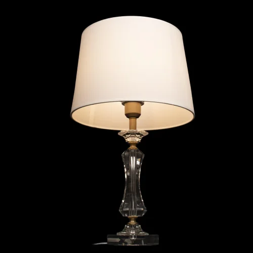 Настольная лампа Сrystal 10275 LOFT IT белая 1 лампа, основание прозрачное хрусталь в стиле классический  фото 3