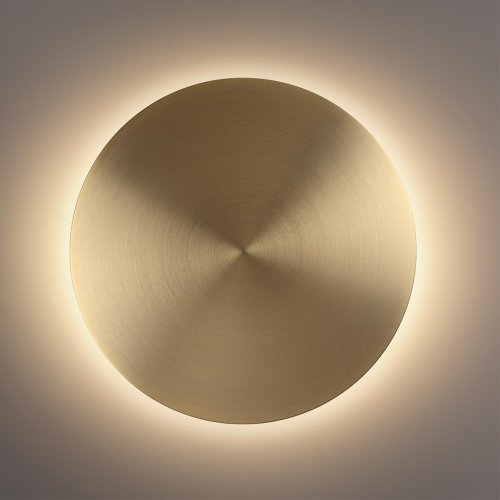 Бра LED Galaxy 7072/12WL Odeon Light бронзовый на 1 лампу, основание бронзовое в стиле хай-тек отражённый свет фото 4