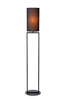 Торшер Herman 30762/81/30 Lucide  чёрный 1 лампа, основание чёрное в стиле скандинавский

