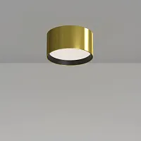 Светильник накладной LED Glare C091CL-12W4K-BS Maytoni латунь на 1 лампу, основание латунь в стиле современный 