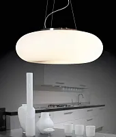 Светильник подвесной Biante LDP 1104-500 Lumina Deco белый 5 ламп, основание белое в стиле современный 
