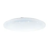 Светильник потолочный LED с пультом Frania-A 98237 Eglo белый 1 лампа, основание белое в стиле современный с пультом