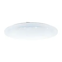 Светильник потолочный LED с пультом Frania-A 98237 Eglo белый на 1 лампу, основание белое в стиле современный с пультом