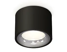 Светильник накладной Techno spot XS7511022 Ambrella light чёрный 1 лампа, основание чёрное в стиле хай-тек модерн круглый