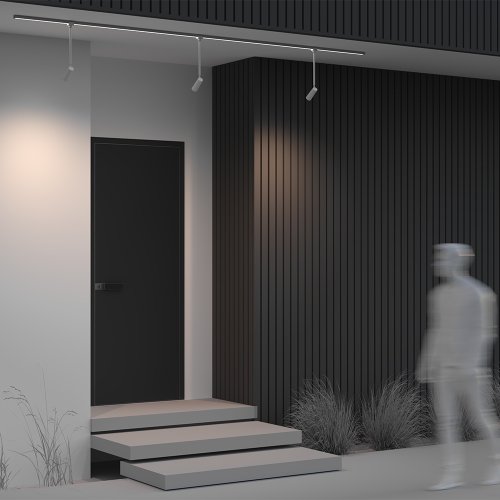 Трековый светильник LED уличный Focus Led O-TR01-2-P-8WW3K Maytoni белый для шинопроводов серии Focus Led белый фото 5 Трековый светильник LED уличный Focus Led O-TR01-2-P-8WW3K Maytoni белый для шинопроводов серии Focus Led белый фото 5