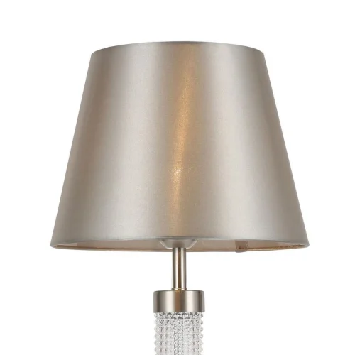 Настольная лампа Velum 2906-1T F-promo серая 1 лампа, основание никель металл в стиле арт-деко  фото 4