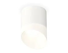 Светильник накладной Techno spot XS7401046 Ambrella light белый 1 лампа, основание белое в стиле хай-тек модерн круглый