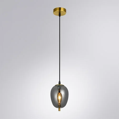Светильник подвесной Freddie A2232SP-1PB Arte Lamp чёрный 1 лампа, основание медь в стиле современный  фото 2